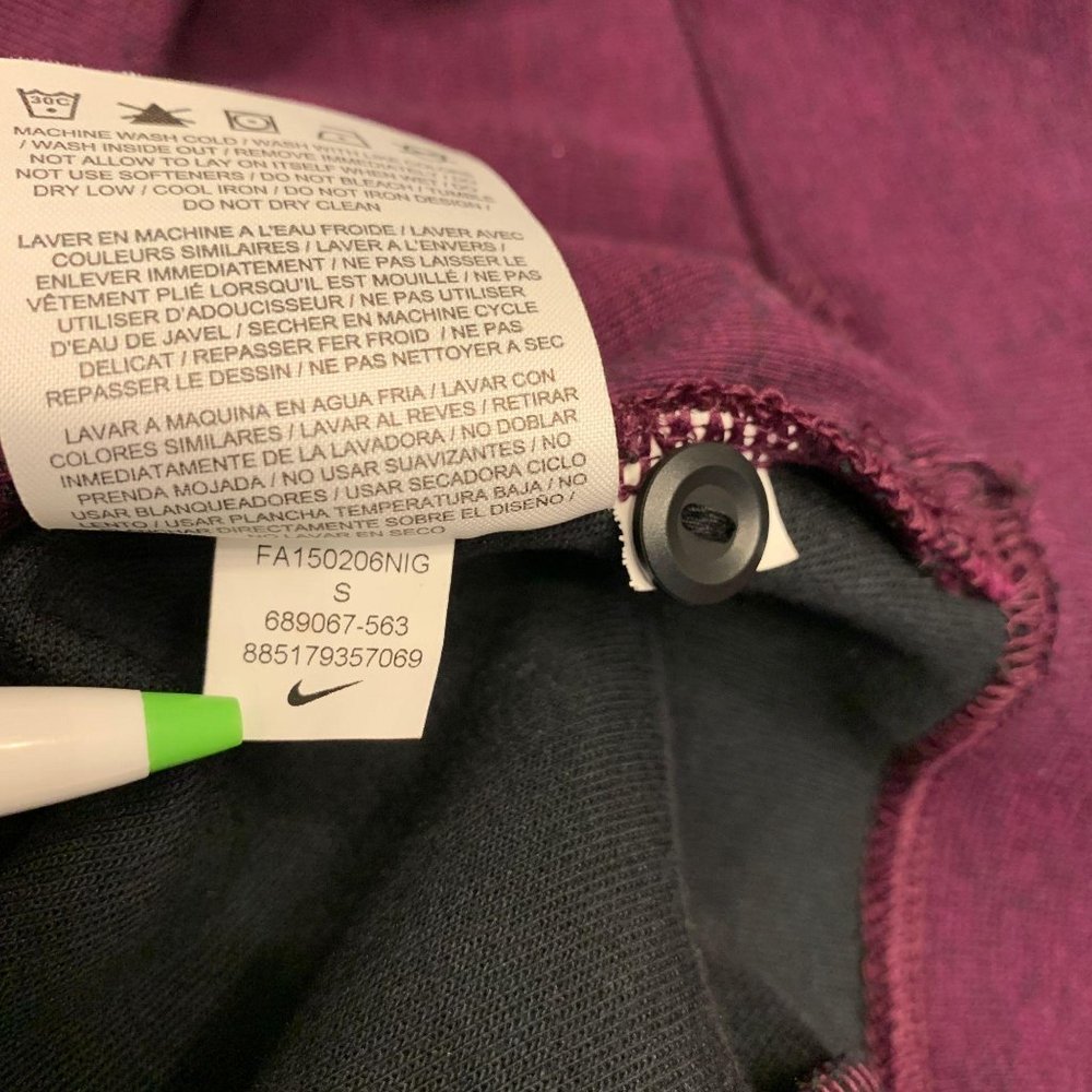Nike Tech Fleece Women’s Vest Hoodie Rare Plum Sm. - Picture 10 of 12